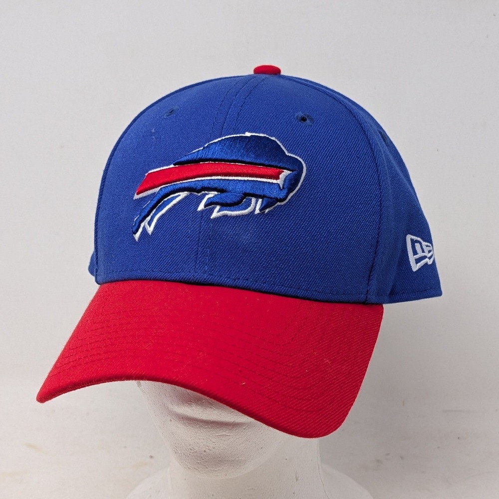 New Era 9Forty Buffalo Bills Hat Blue Red NFL Adjustable Strapback Cap OSFM